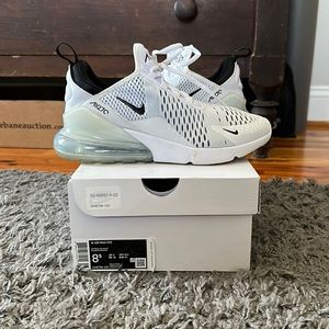 women’s 8.5 nike air max 270 white